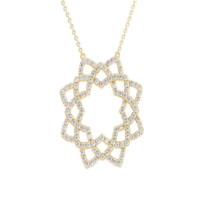 Regal Bloom Diamond Pendant