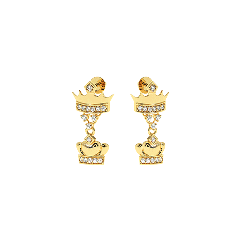 Cherished Diamond Love Earrings