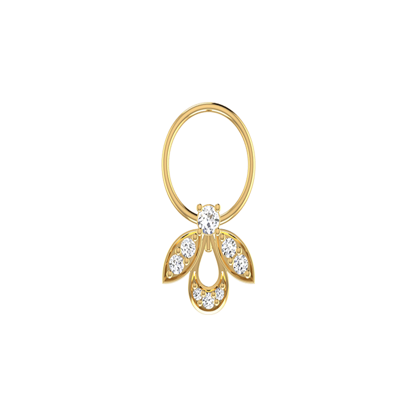 Floral Glow Diamond Nosepins