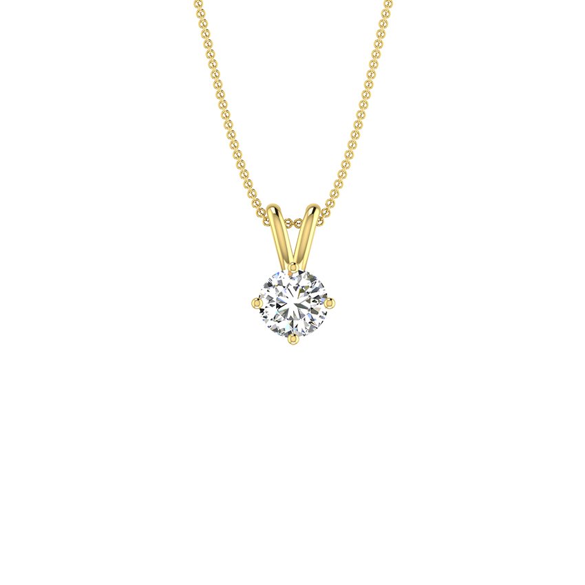 Wink Solitaire Diamond Pendant