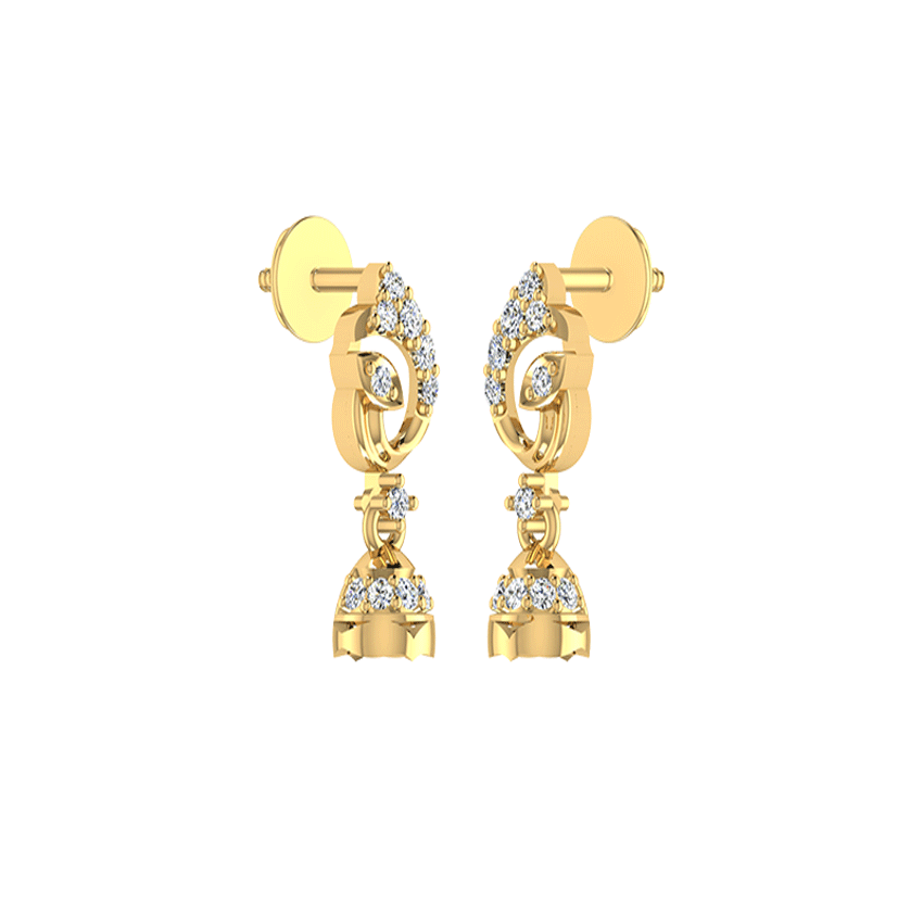 Sapphire Glow Fancy Earrings
