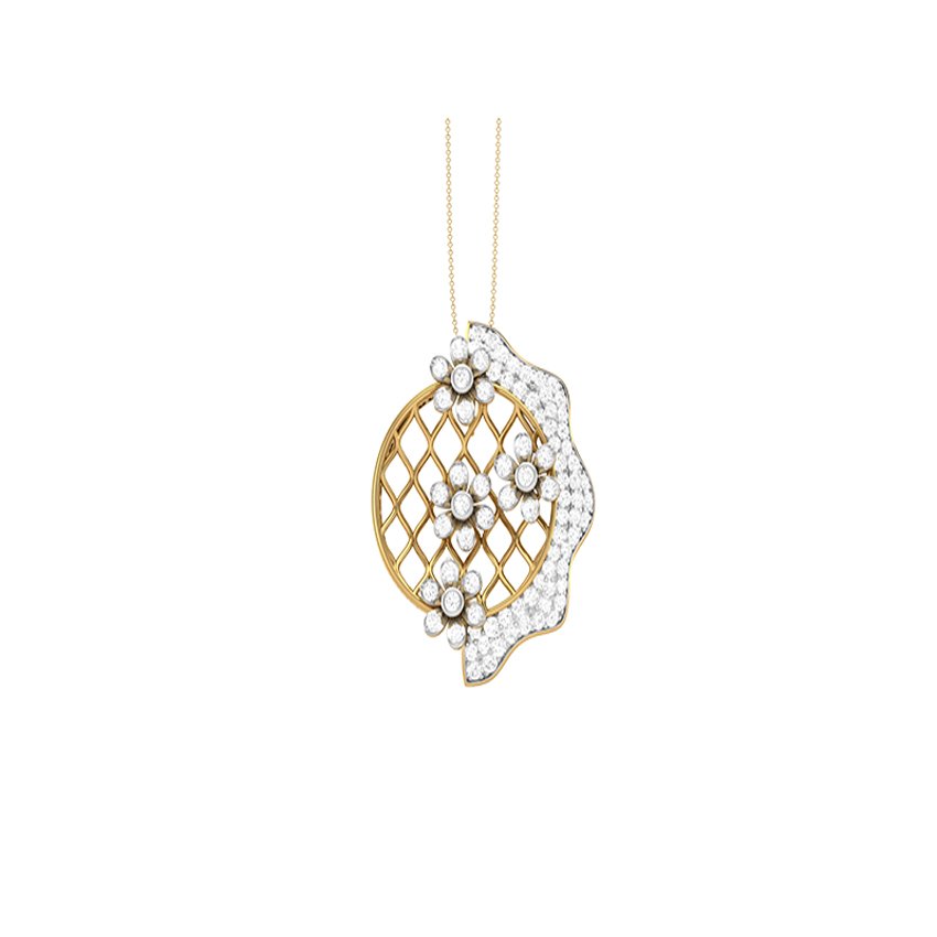 Diamond Elegant Drape Pendant