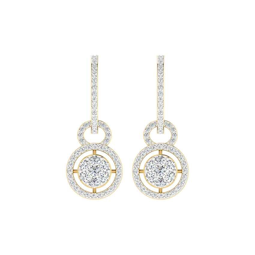 Horizon Shine Diamond Earrings Bali