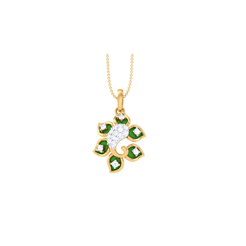 Lokeshwara Cosmic Energy Diamond Pendant