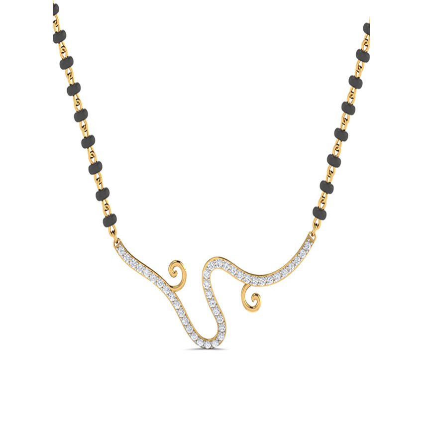 Royal Threads Diamond Mangalsutra Set