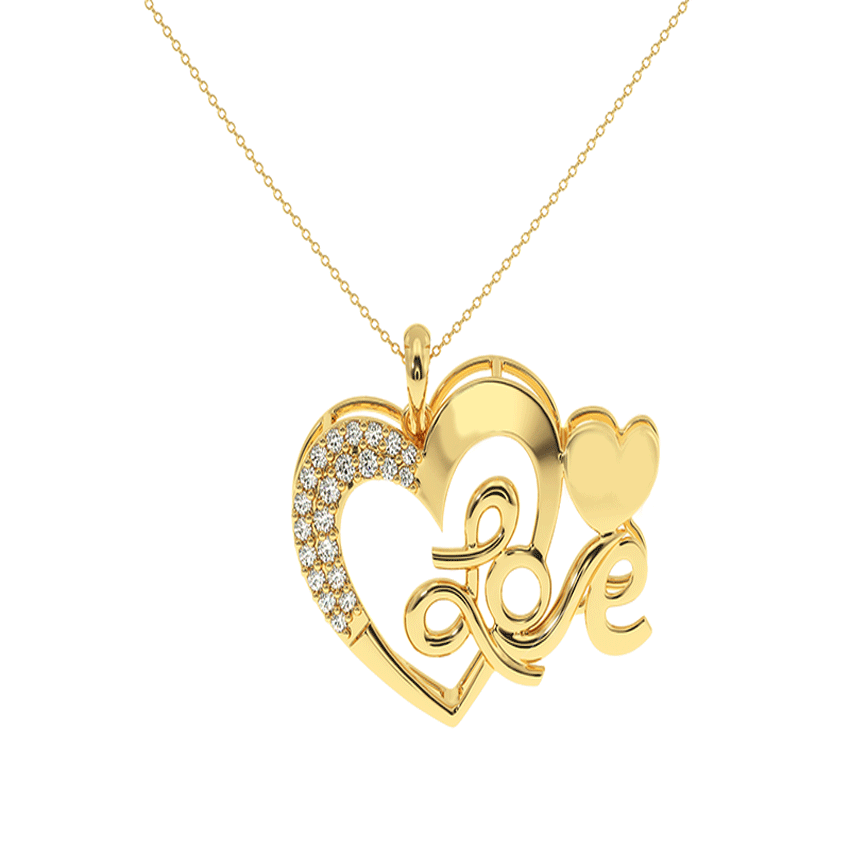 Forever Gleam Diamond Love Pendant