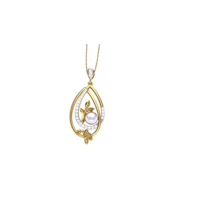Twilight Ember Diamond Pendant