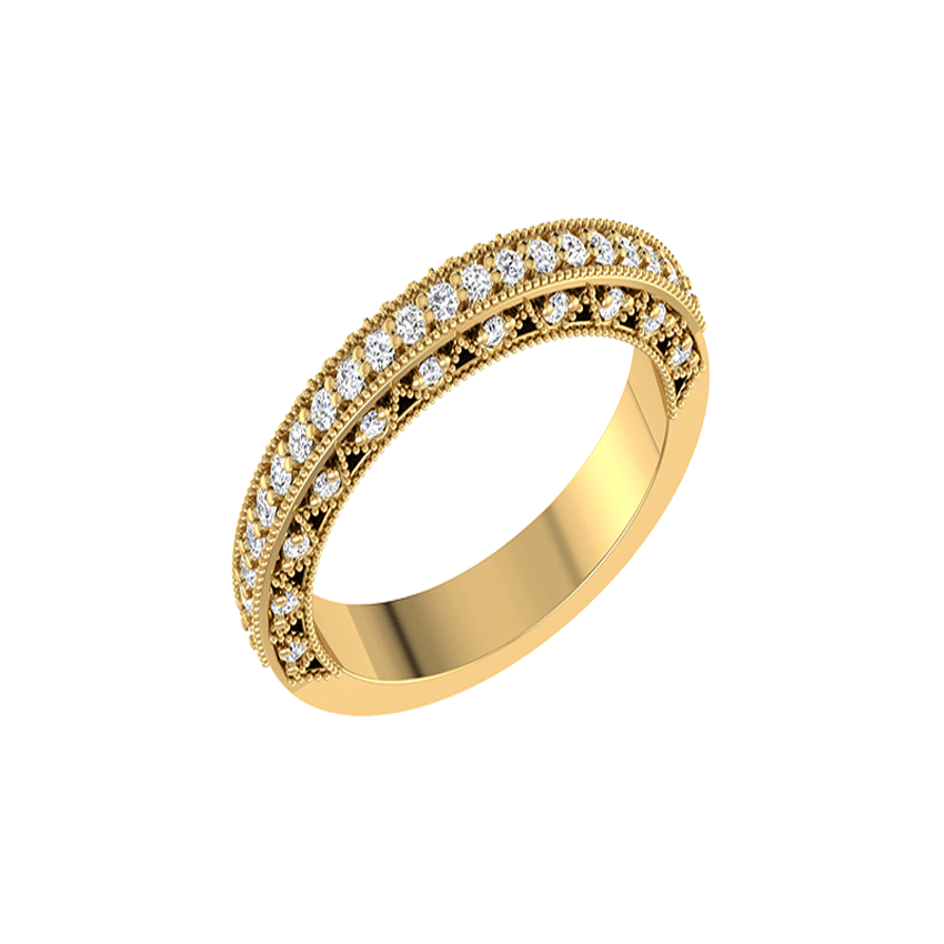 Lustrous Bond Diamond Band Ring