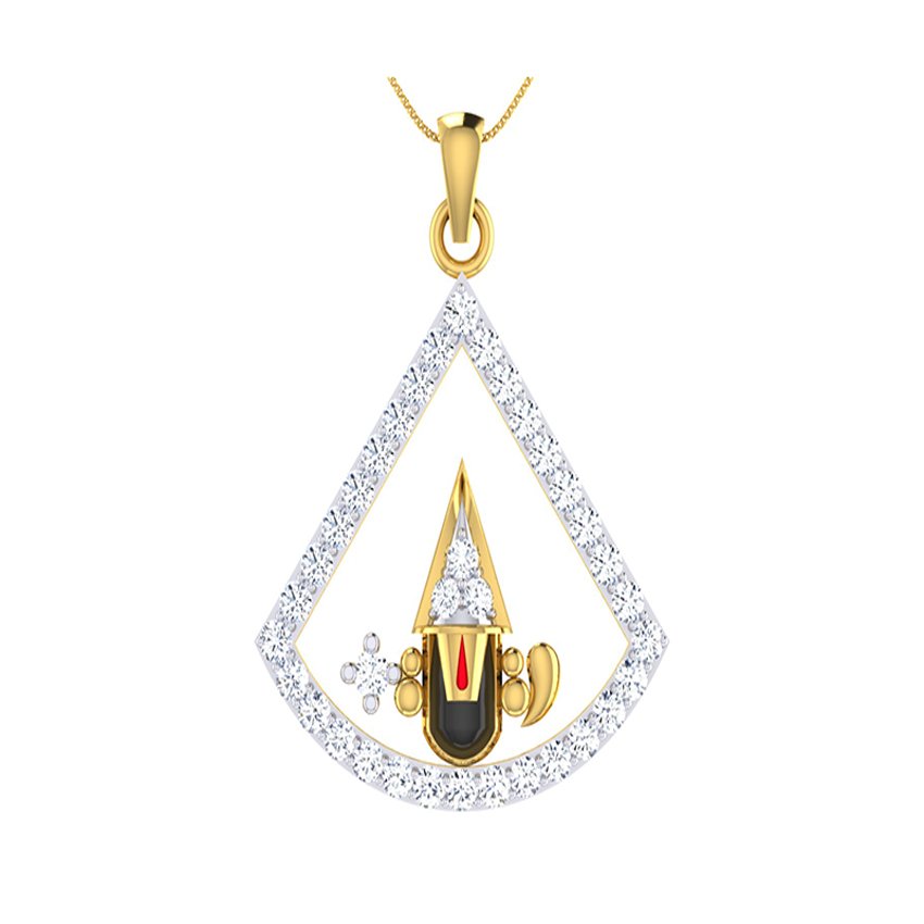 Venkateshwara Glory  Balaji Diamond Pendant