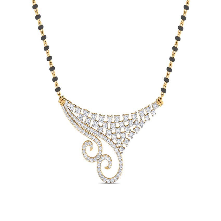 Meera Glow Diamond Mangalsutra Set
