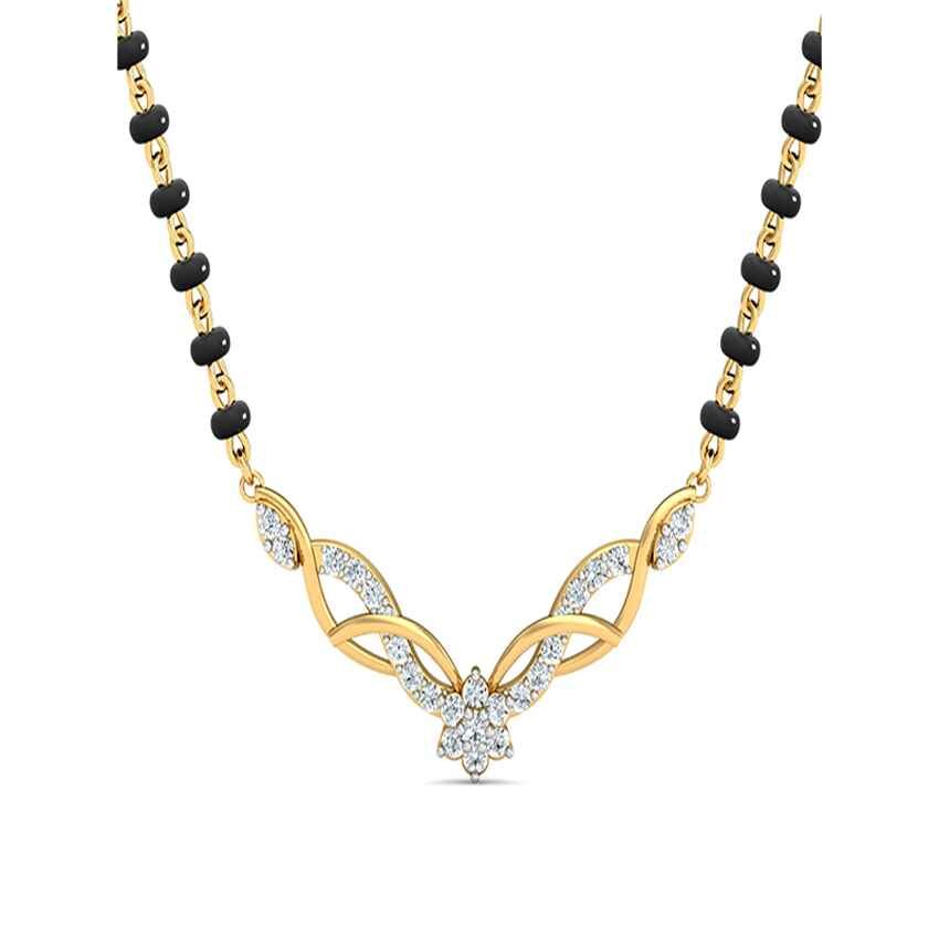Divine Charm Diamond Mangalsutra Set
