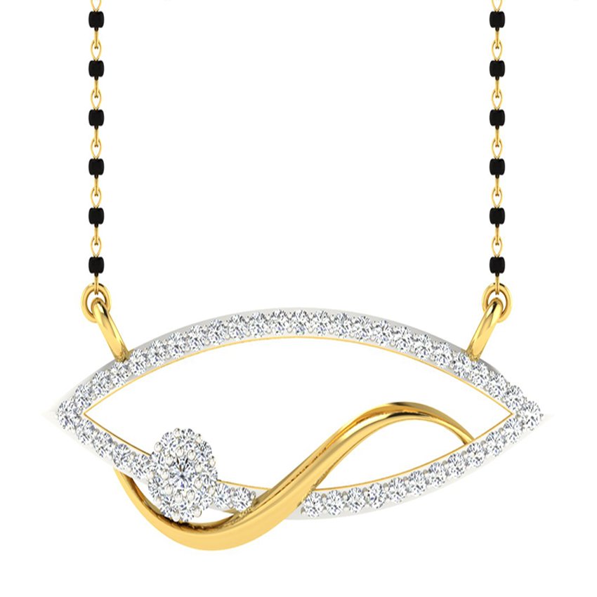 Aura Bond Diamond Mangalsutra Set