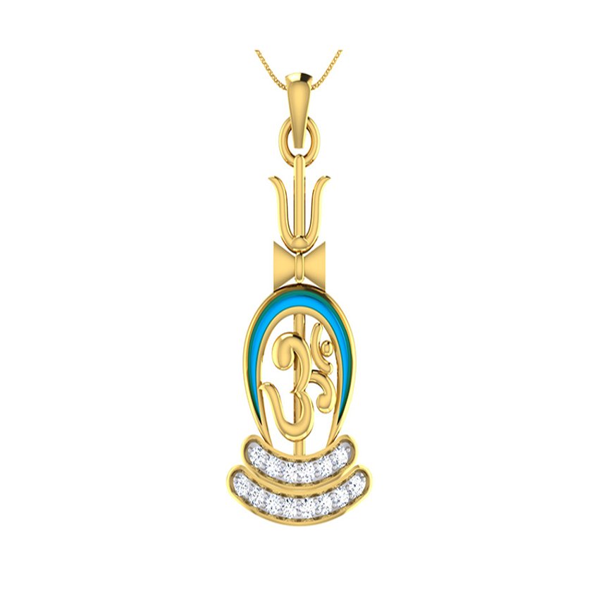 Timeless Om Diamond Pendant