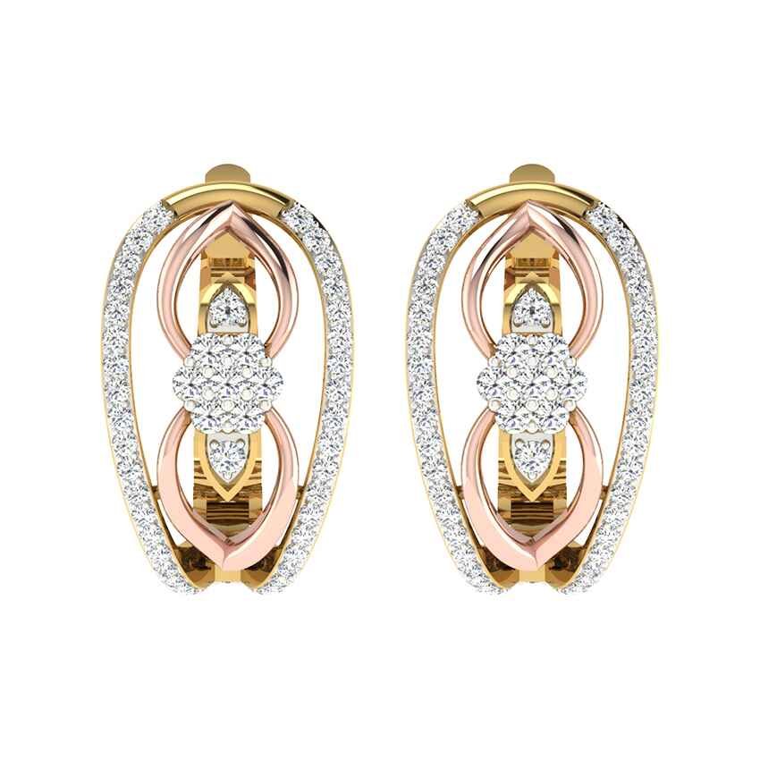 Horizon Gleam Diamond Earrings Bali
