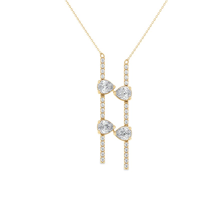 Starlit Crown Diamond Pendant