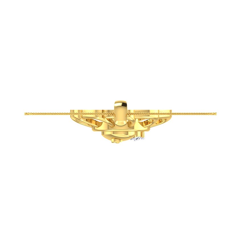 Dwishakti Ganesha Diamond Pendant