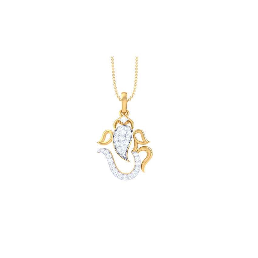 Sacred Union  Diamond Pendant