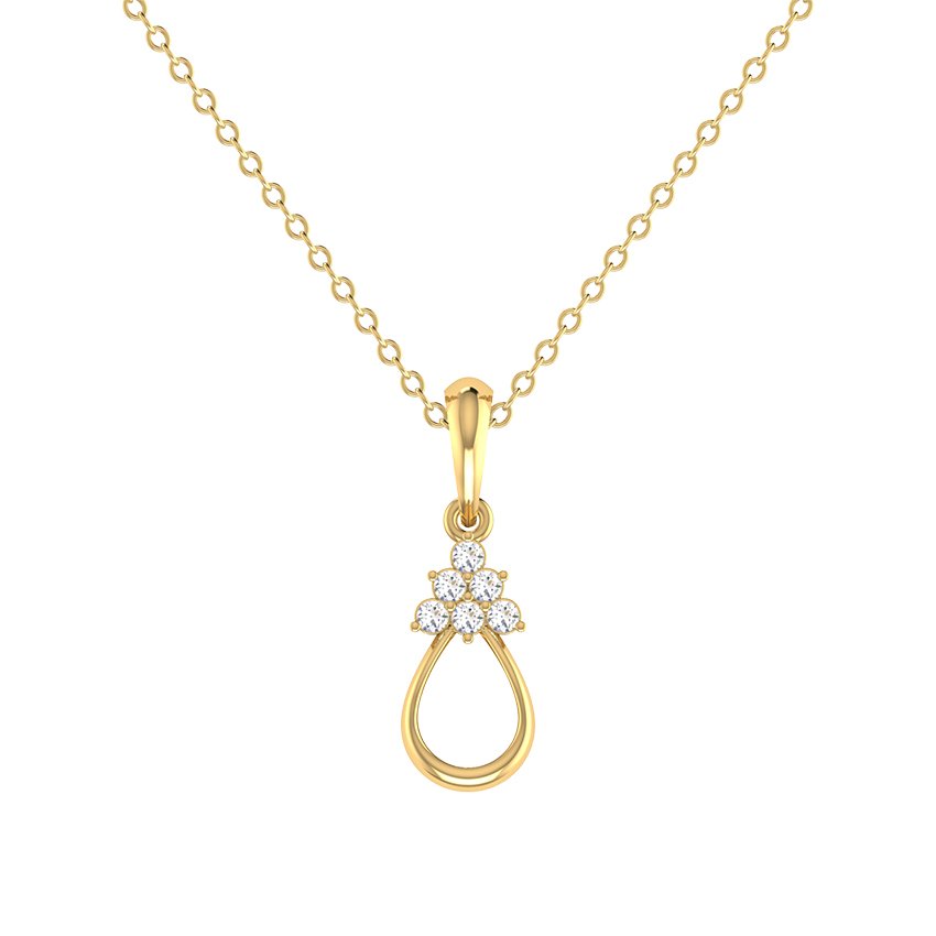 Dusk Fire Diamond Pendant