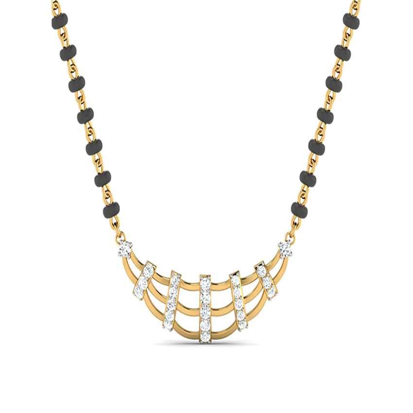 Whispering Spark Diamond Mangalsutra Set