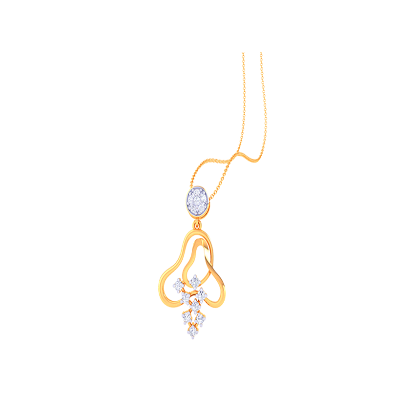 Diamond Misty Ray Pendant