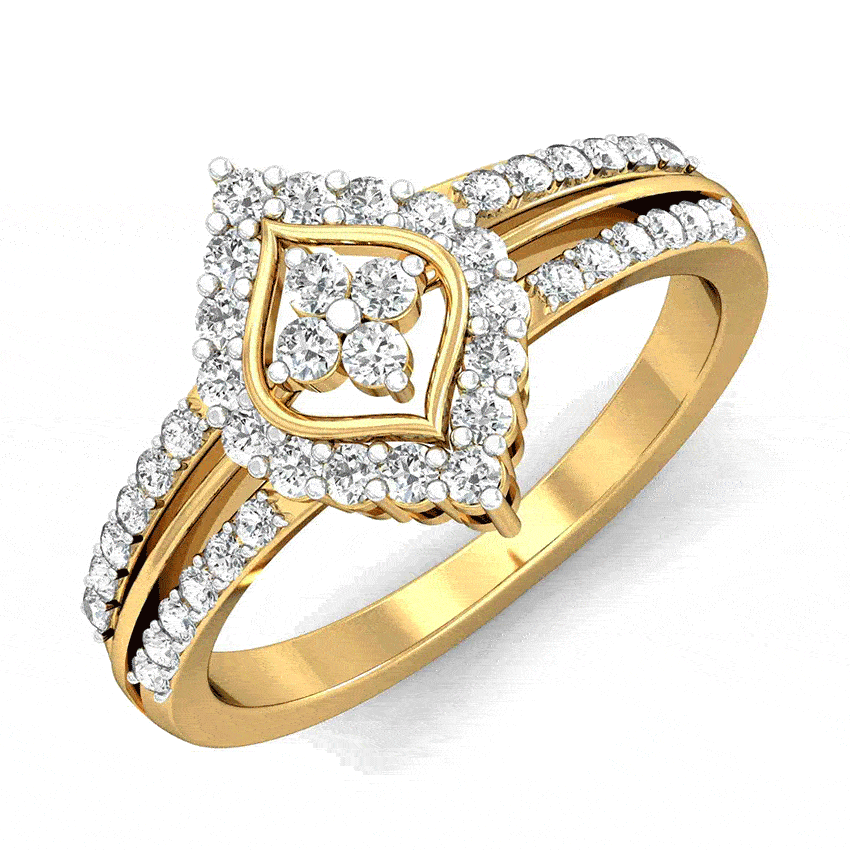 Glow petal Diamond Ring