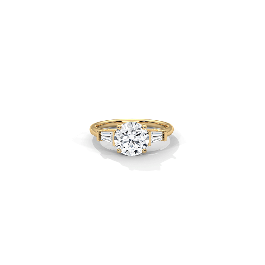 Echo Round Solitaire Diamond Ring