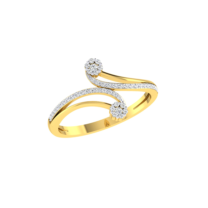 AuraWhirl Diamond Ring