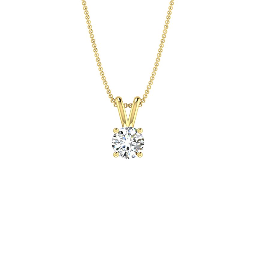 Dew Solitaire Diamond Pendant