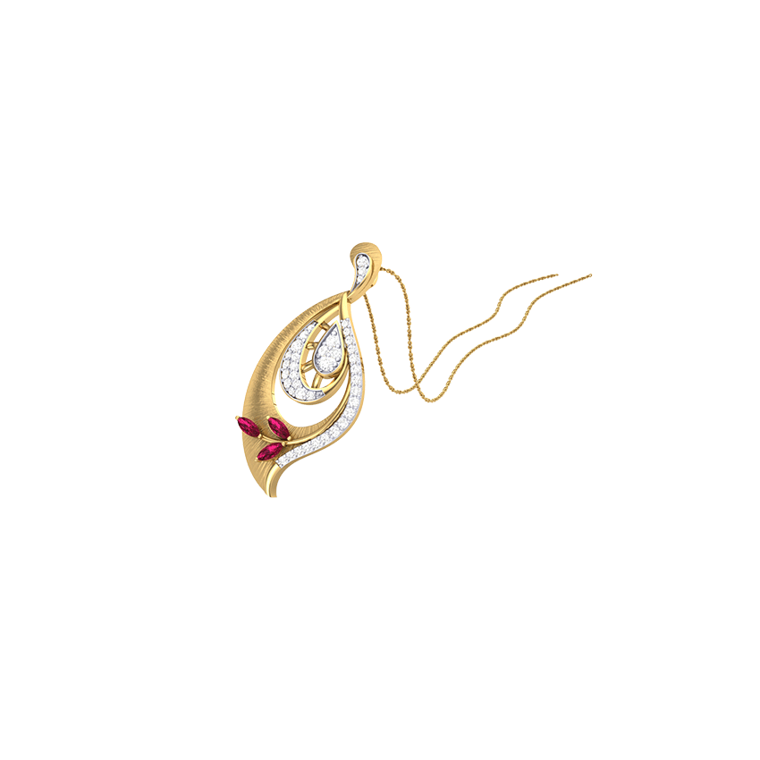 Ethereal Glow Diamond Pendant
