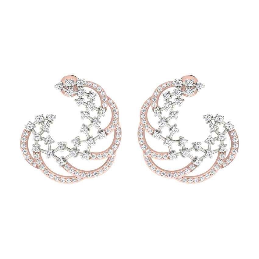 Graceful Daily Wear Diamond Earrings
