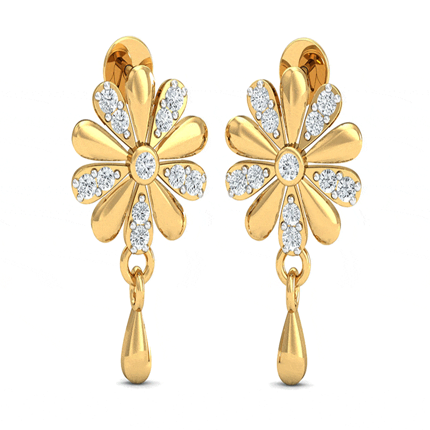 Eternal Flame Diamond Earrings