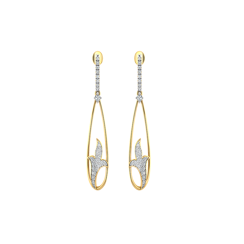 Diamond Eclipse Earrings