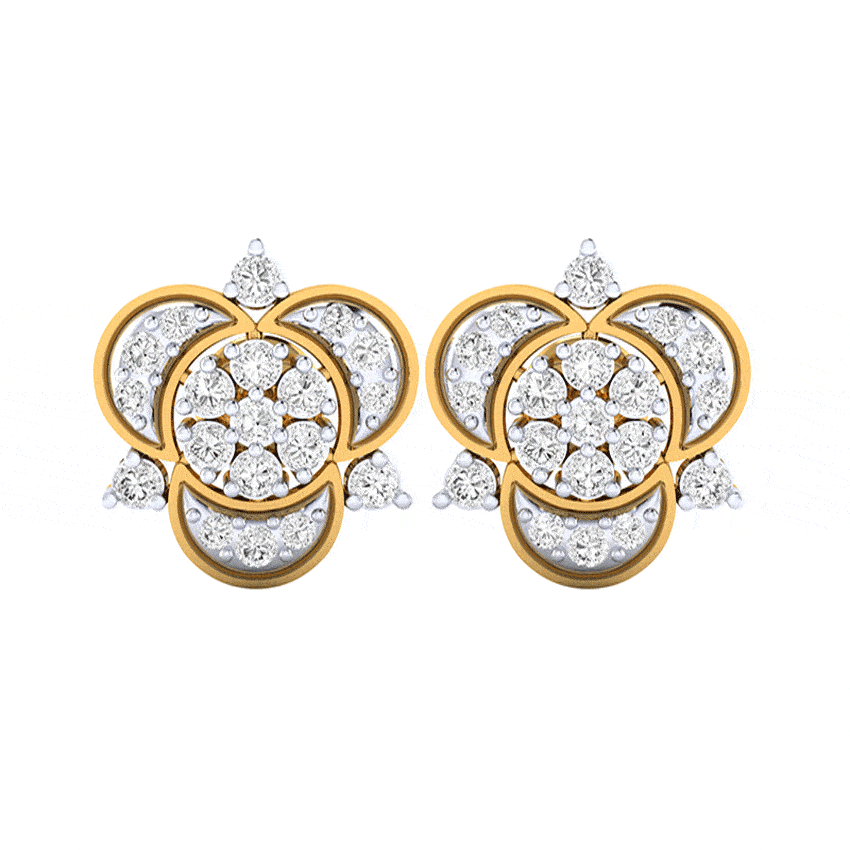 Celestial Glow Diamond Earrings Tops