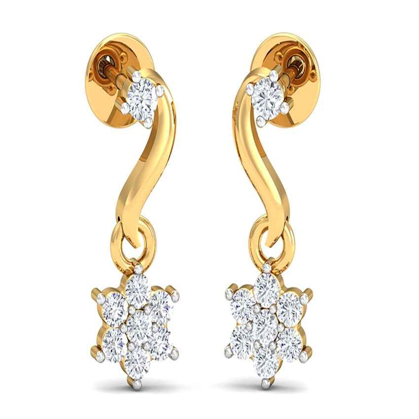 Petal Whisper Diamond Earrings