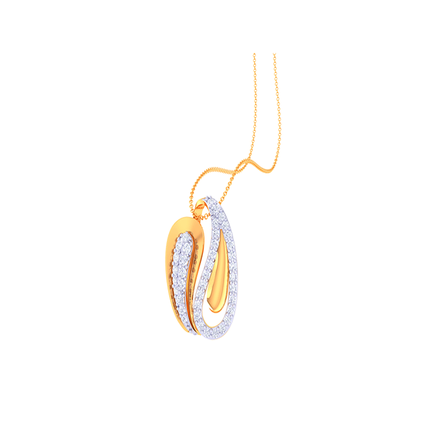 Diamond Infinity Glow Pendant