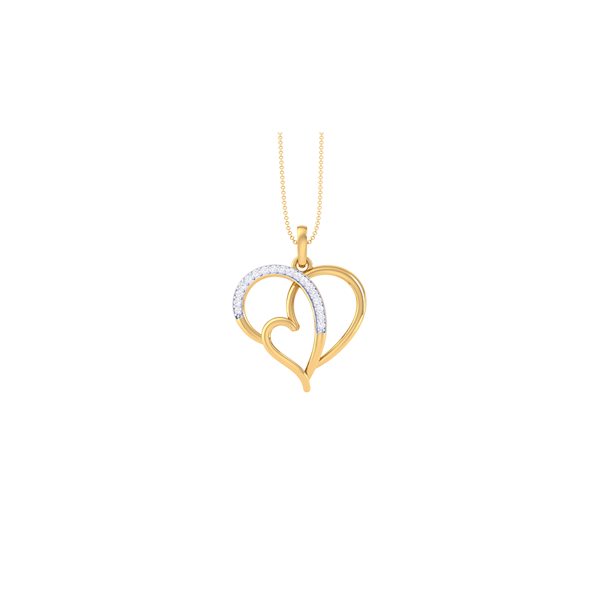 Eternal Embrace Diamond Love Pendant