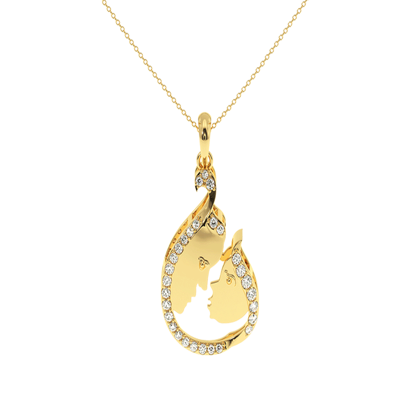 Unwavering Diamond Love Pendant