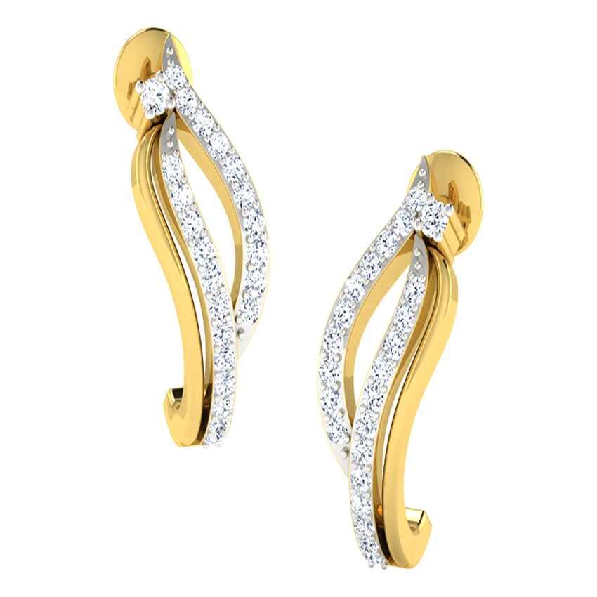 Diamond Luminous Hoop Earrings