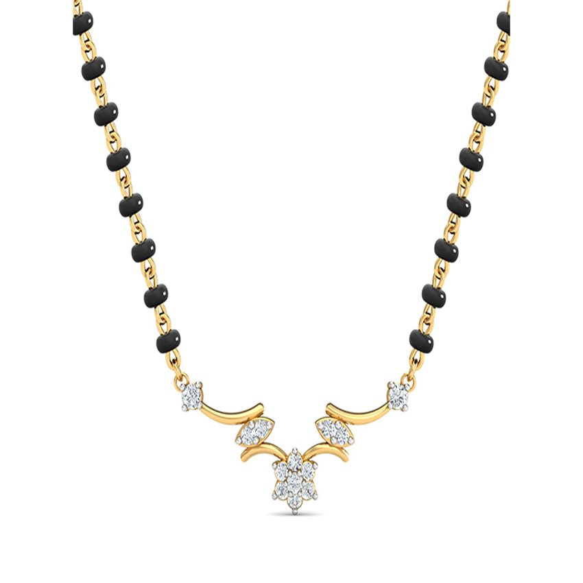 Faithful Glimmer Diamond Mangalsutra Set
