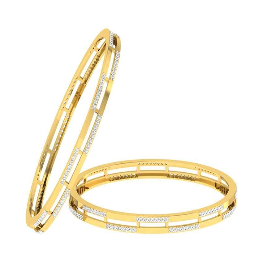 Diamond Buoyant Bangles