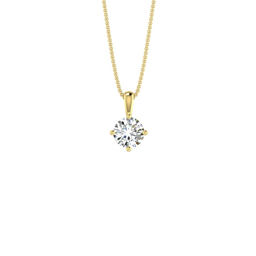 Gleam Solitaire Diamond Pendant