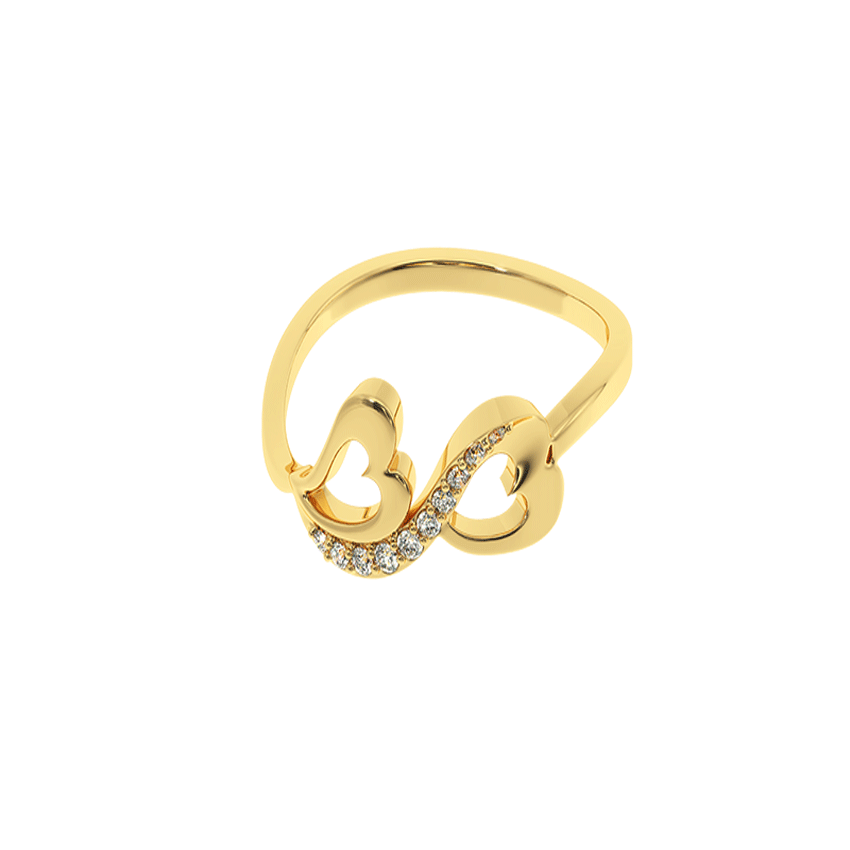 Eclipse Diamond Love Ring