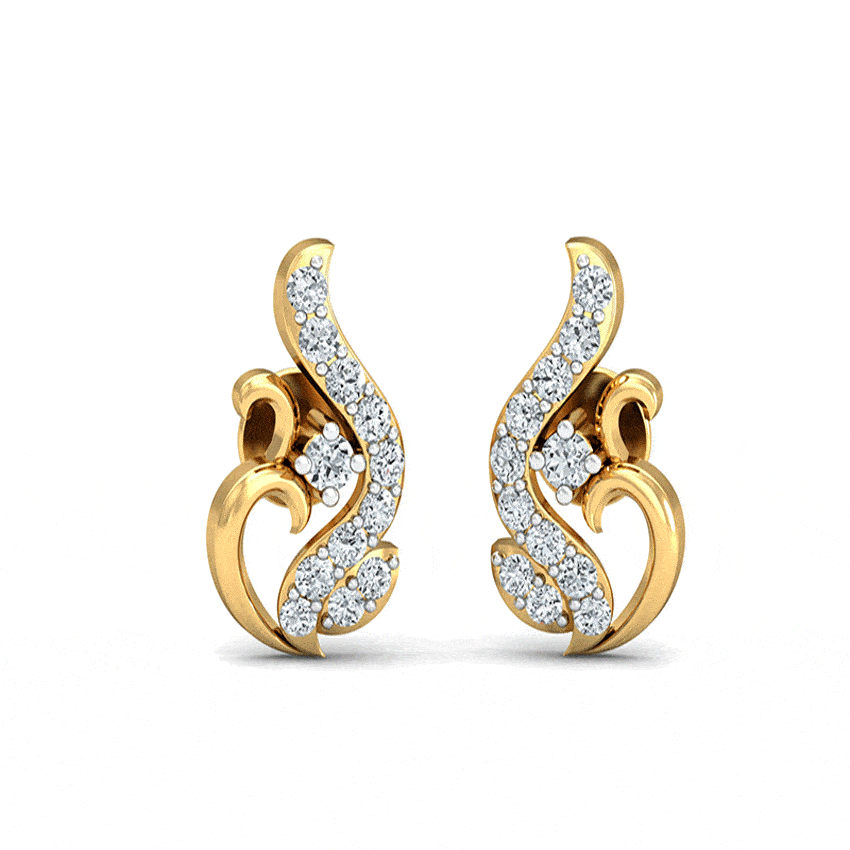 Silhouette Diamond Earrings