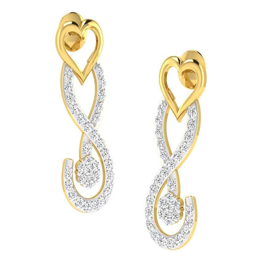 Moonlit Elegance Diamond Earrings