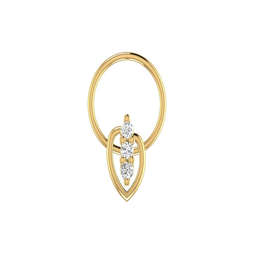 Diamond Eclipsed Light Nosepin