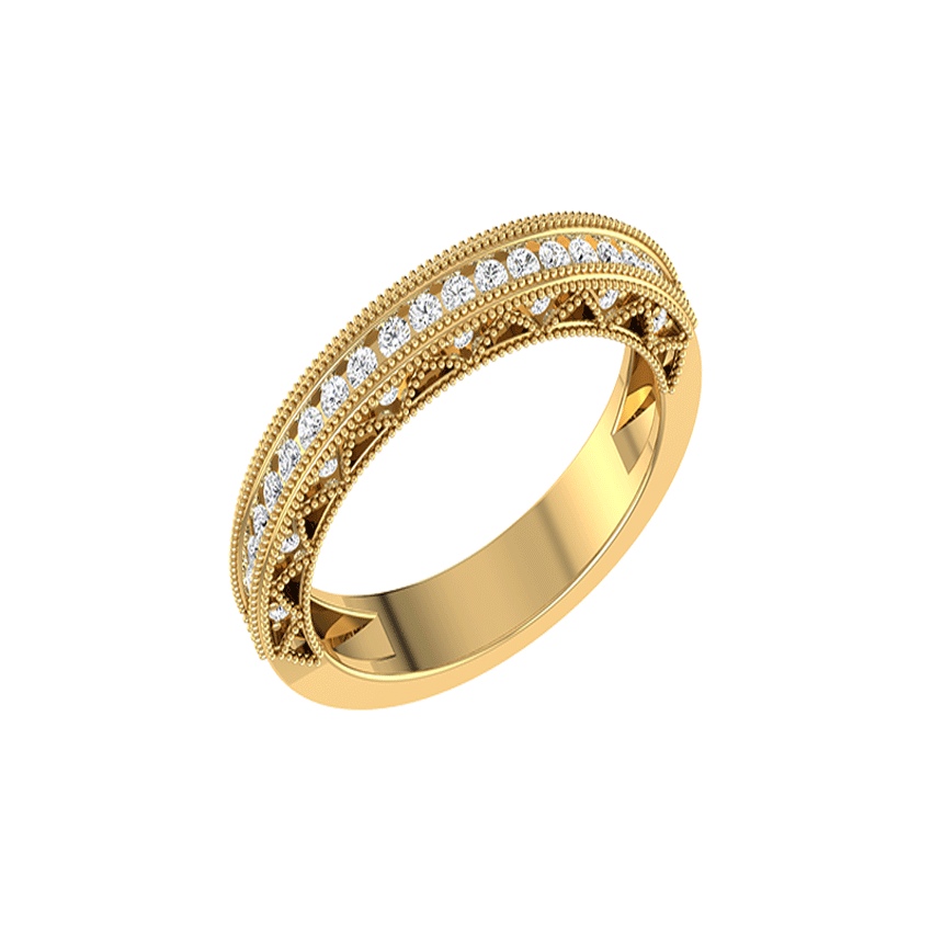 Horizon Spark Diamond Band Ring