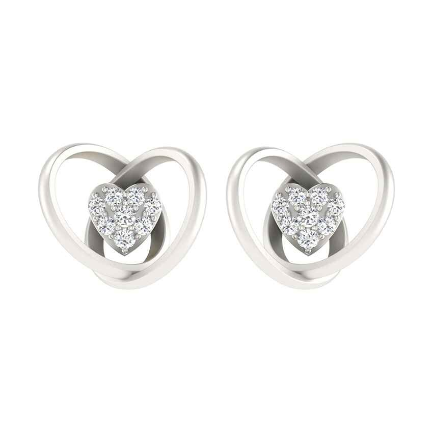 Lustrous Daily Wear Diamond Earrings