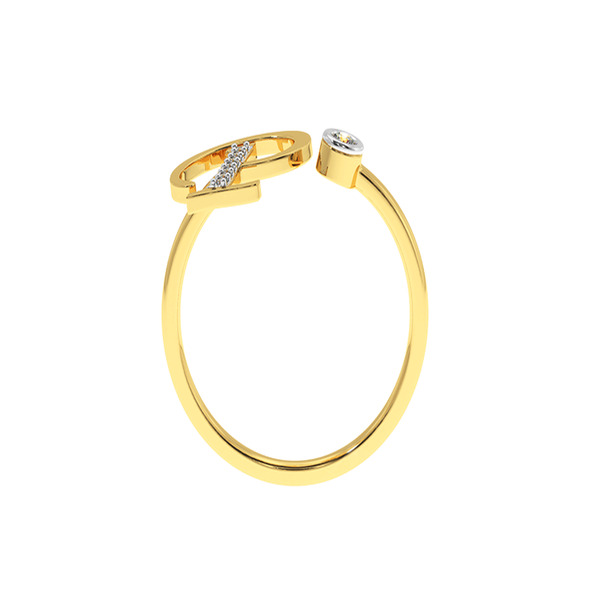 Prestige Diamond P Ring