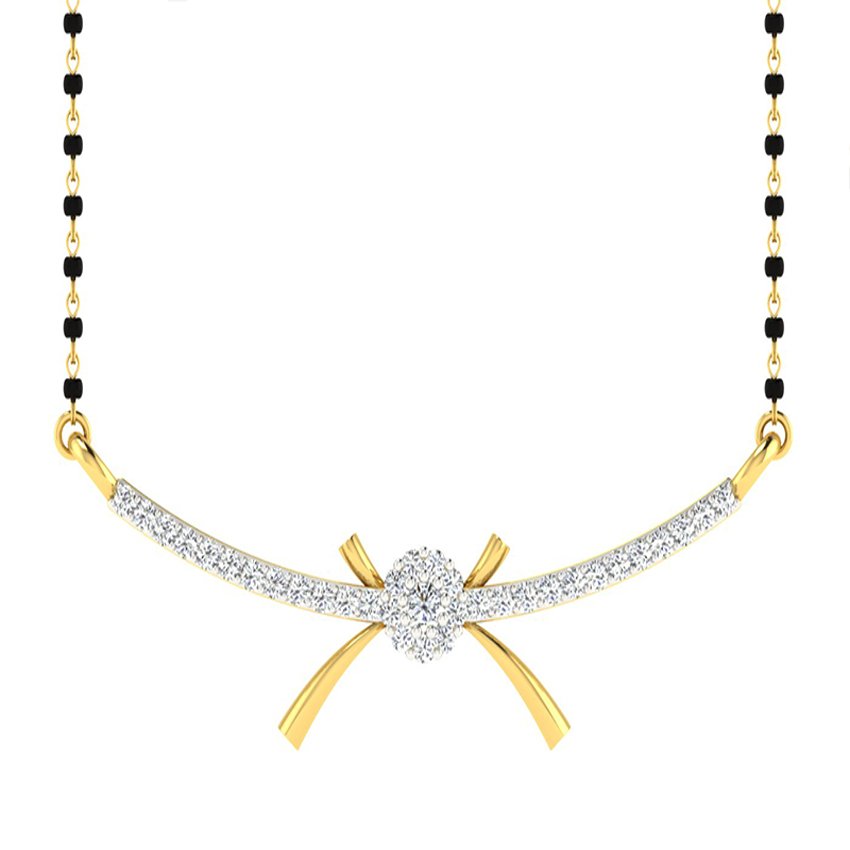 Mystic Tie Diamond Mangalsutra Set