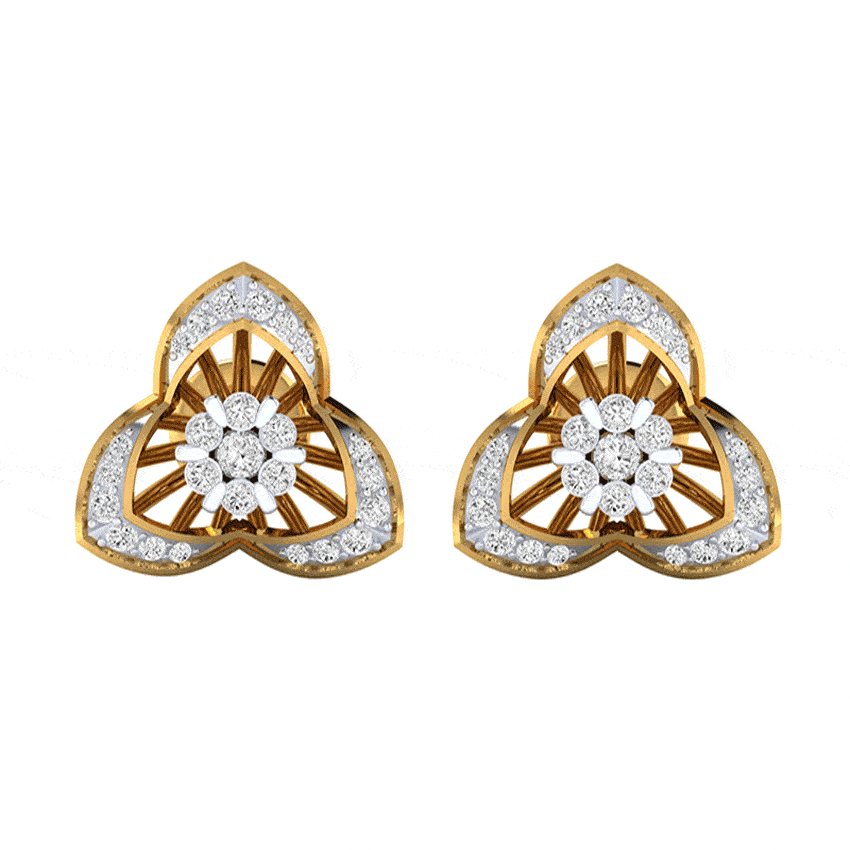 Sparkling Aura Diamond Earrings Tops